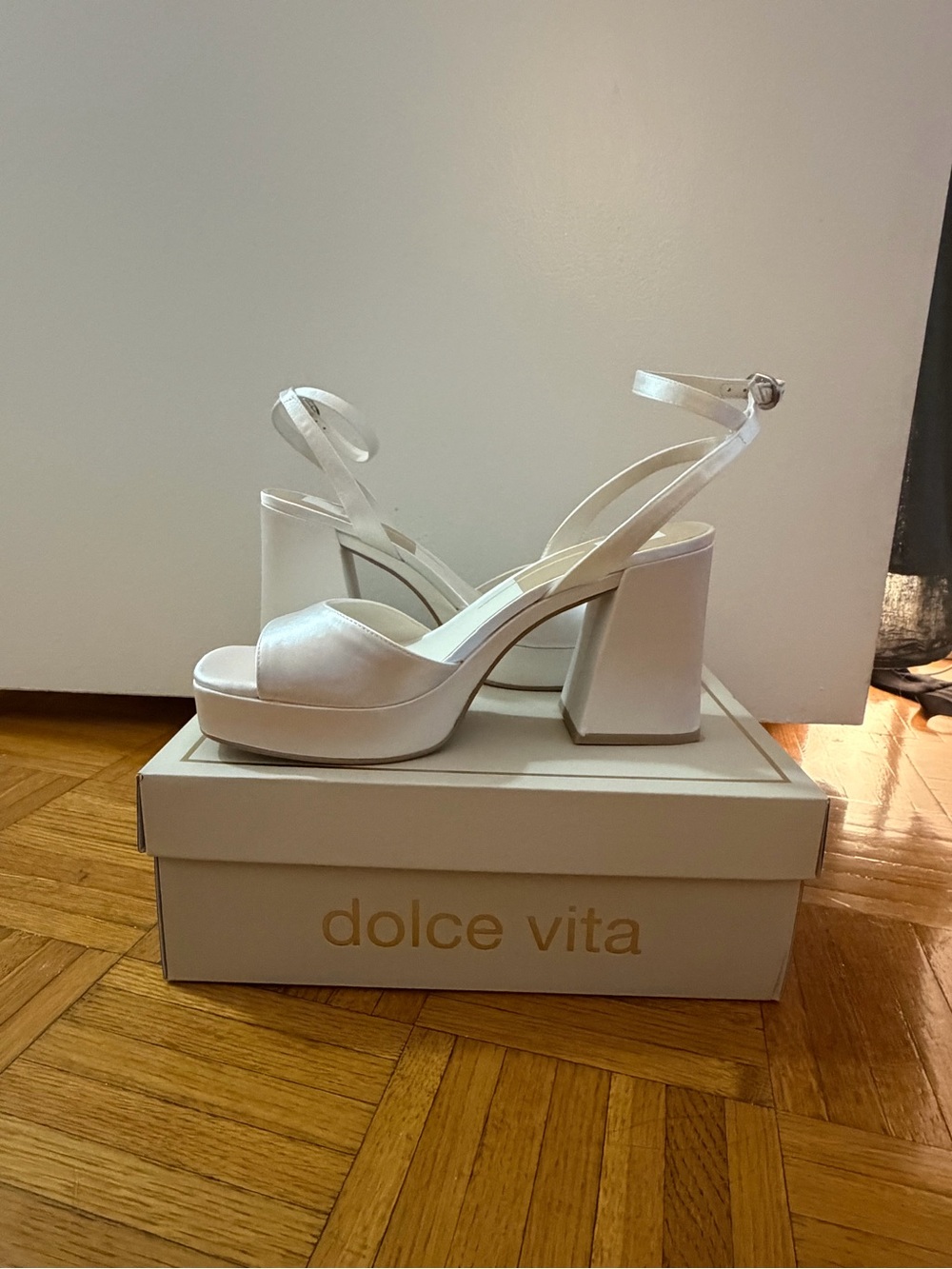 Dolce Vita Felicia Ankle-Strap Two-Piece Platform Sandals
